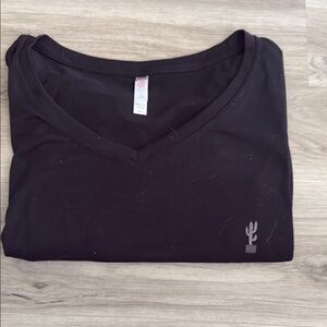 LuLaRoe Black V-Neck Top